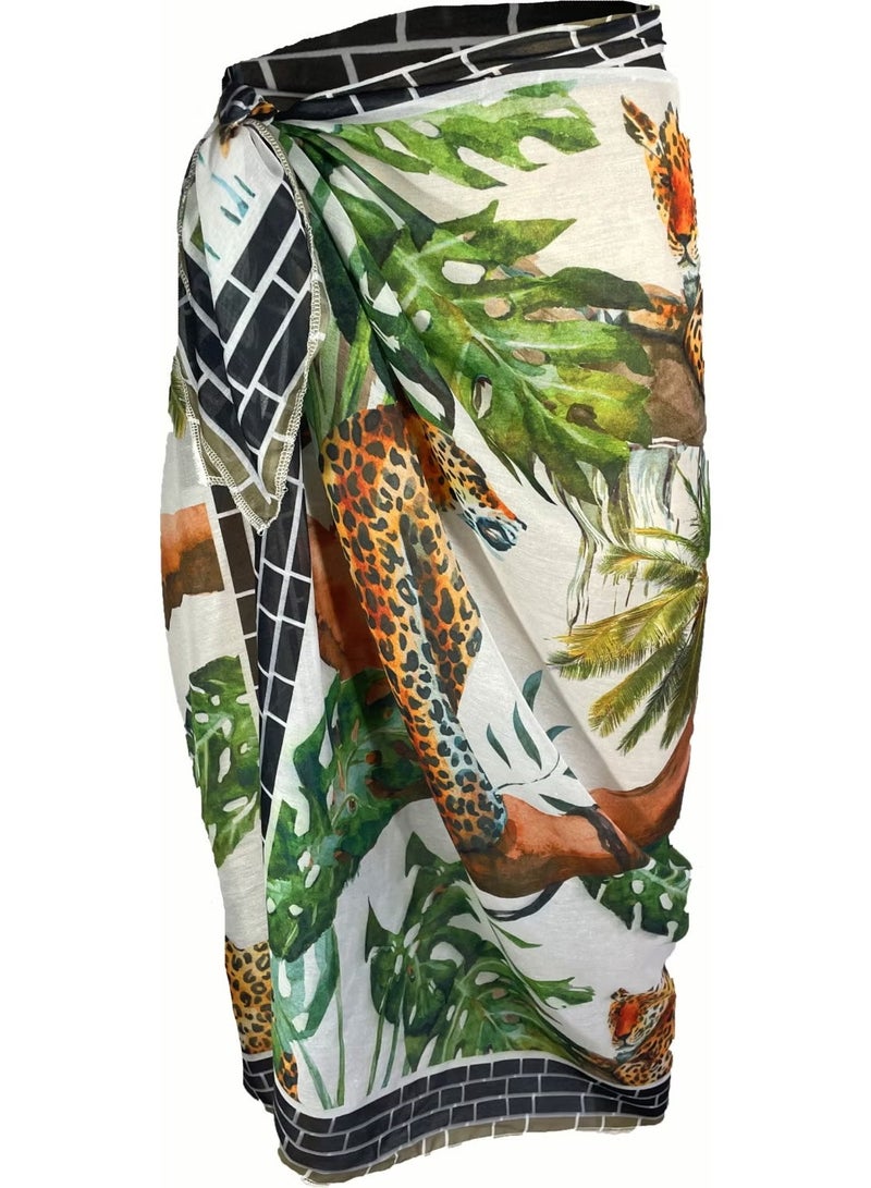 Bolder Amara Jaguar Pattern Pareo - Image 2